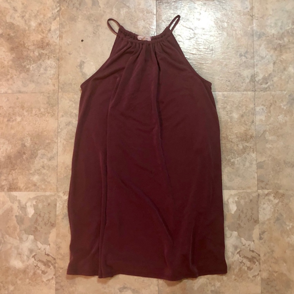 EUC Urban Outfitters Silence + Noise Burgundy Shift Dress